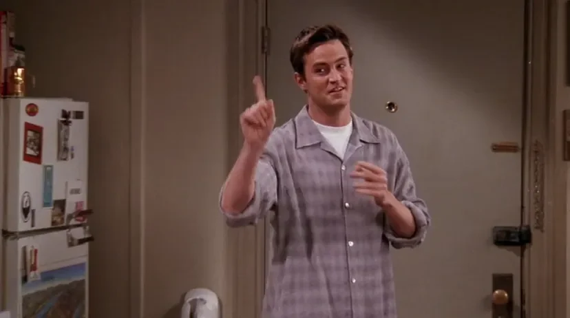 Mathhew Perry alias CHandler Bing z Přátel.