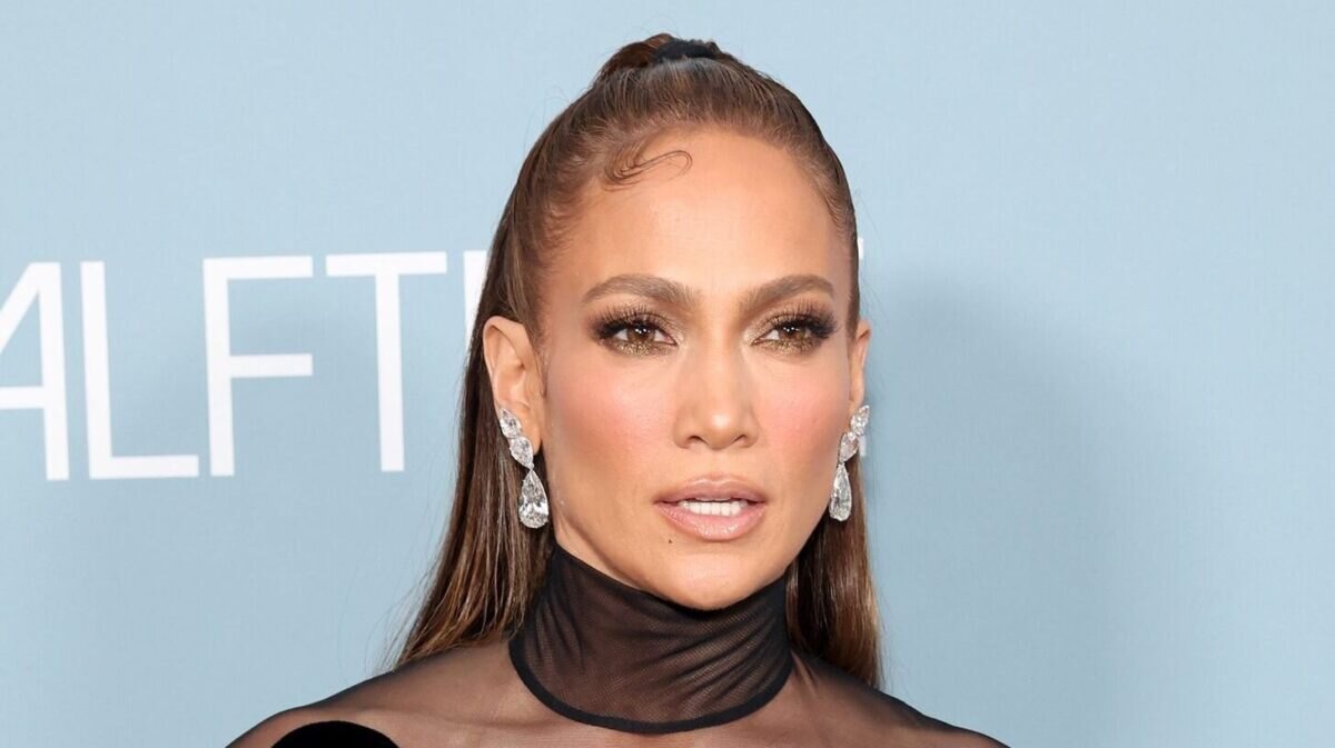 Jennifer Lopez na premiéře dokumentu JLo Halftime od Netflixu.