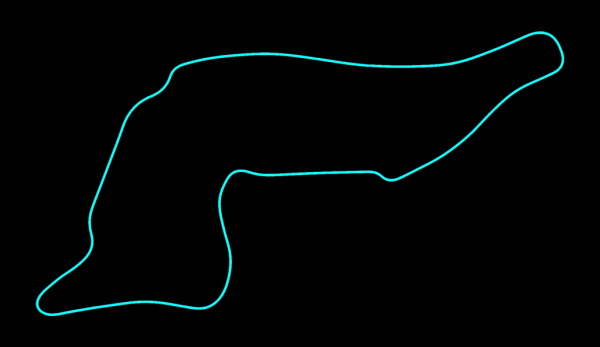 Track map for Imola Circuit