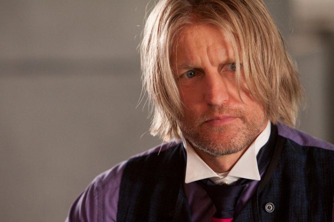 Woody Harrelson jako Haymitch Abernathy ve filmu Hunger Games z roku 2012.