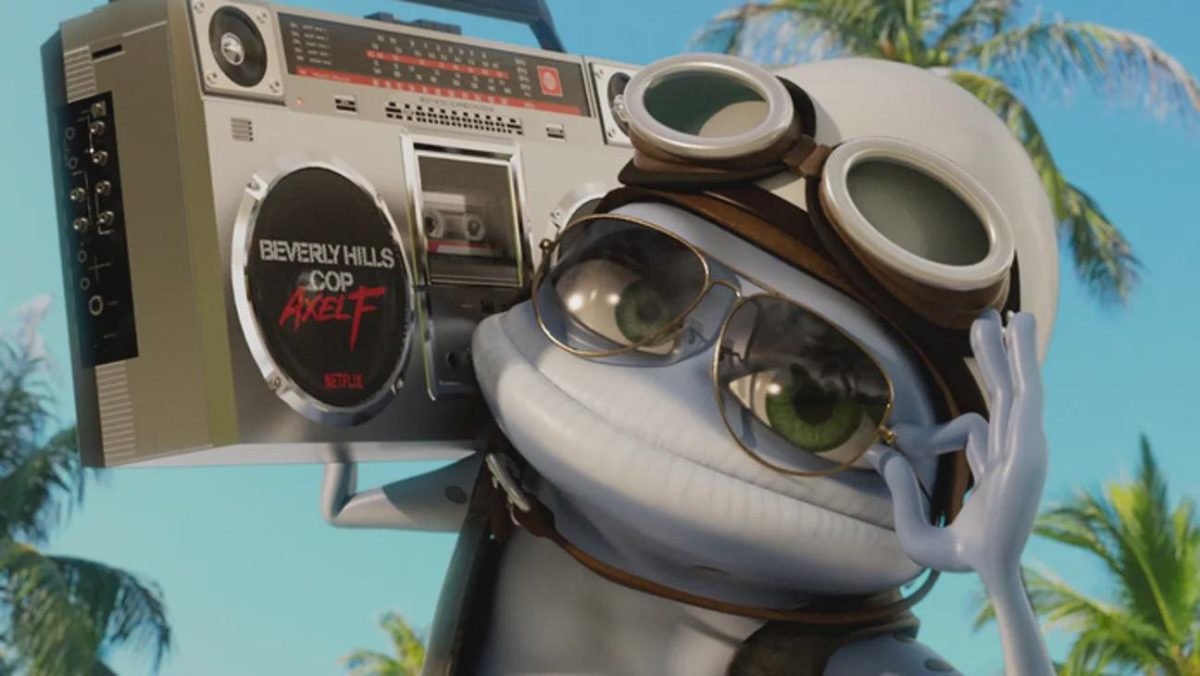 Crazy Frog ve videoklipu pro film Policajt z Beverly Hills