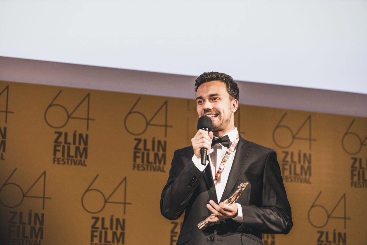 Režisér Dominik Kalivoda na Zlín Film Festival 2024.