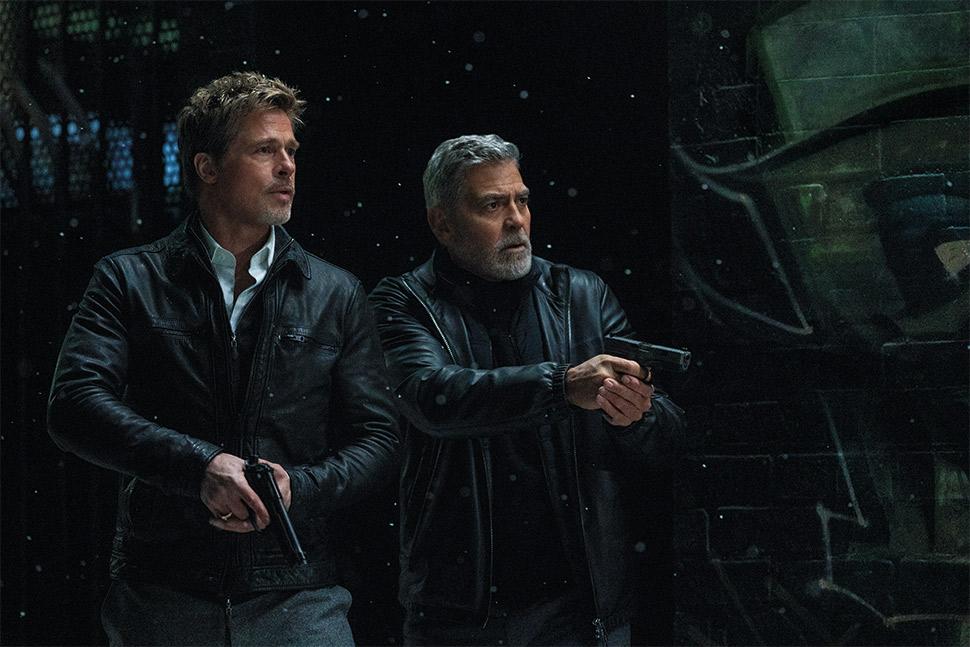 George Clooney a Brad Pitt - Wolfs