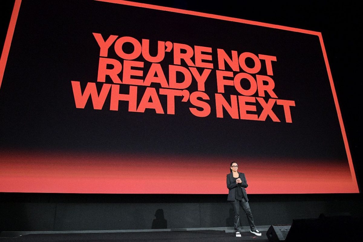 Bela Bajaria, CCO, Netflix speaks onstage during Next On Netflix 2025 Los Angeles at The Egyptian Theatre Hollywood on January 29, 2025 in Los Angeles, California.