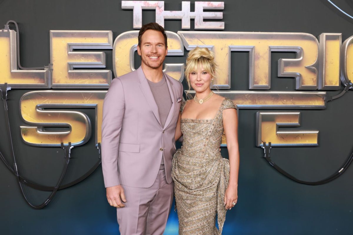 Chris Pratt and Millie Bobby Brown attend the World Premiere of Netflix's "The Electric State" 