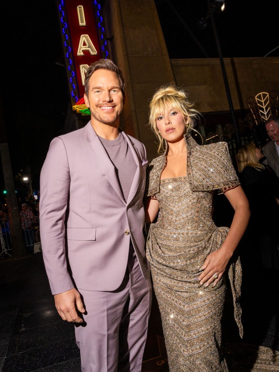 Chris Pratt and Millie Bobby Brown attend the World Premiere of Netflix's "The Electric State" 