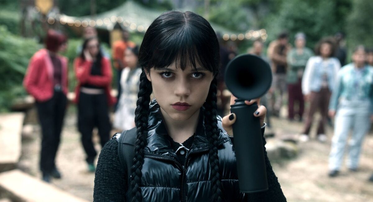 Jenna Ortega as Wednesday Addams