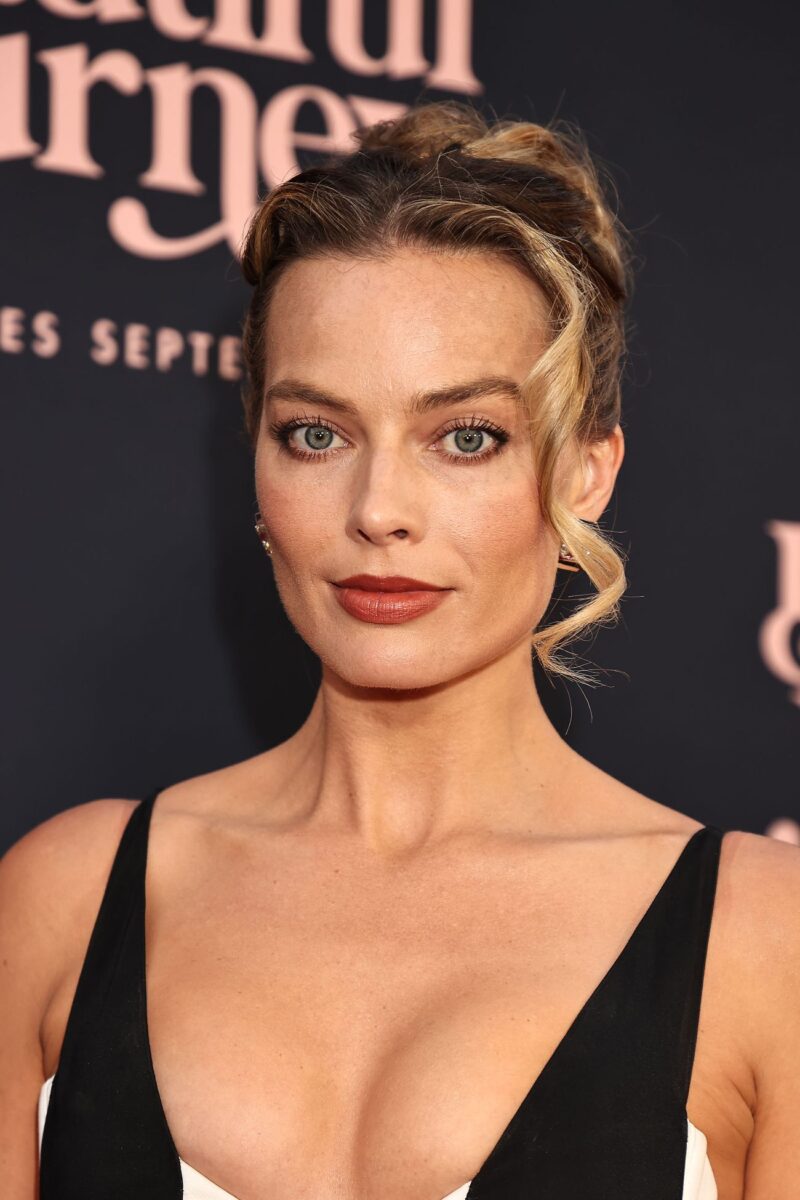 Margot Robbie  at the premiere for “ A BIG BOLD BEAUTIFUL JOURNEY