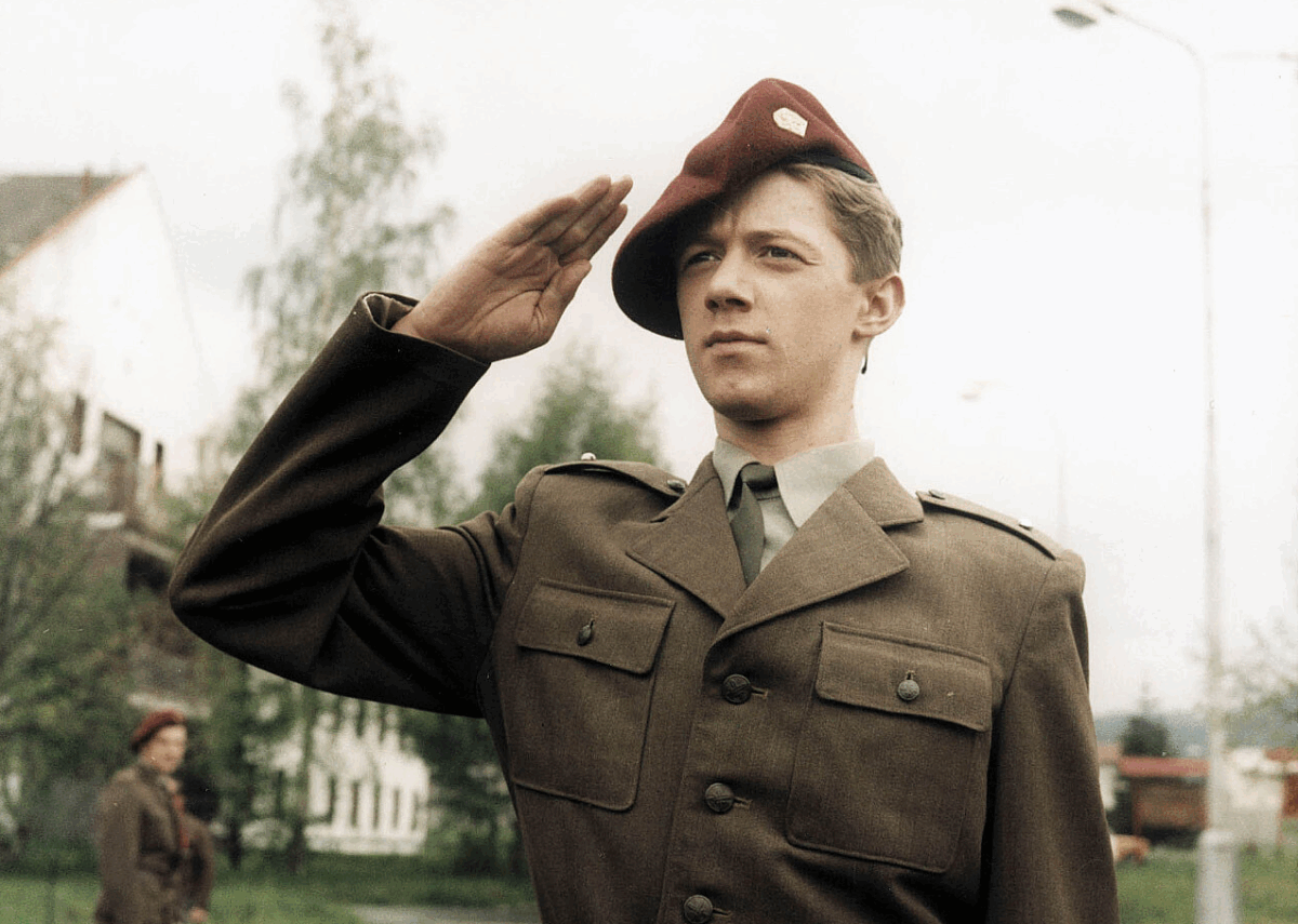 Jiří Langmajer ve filmu Copak je to za vojáka