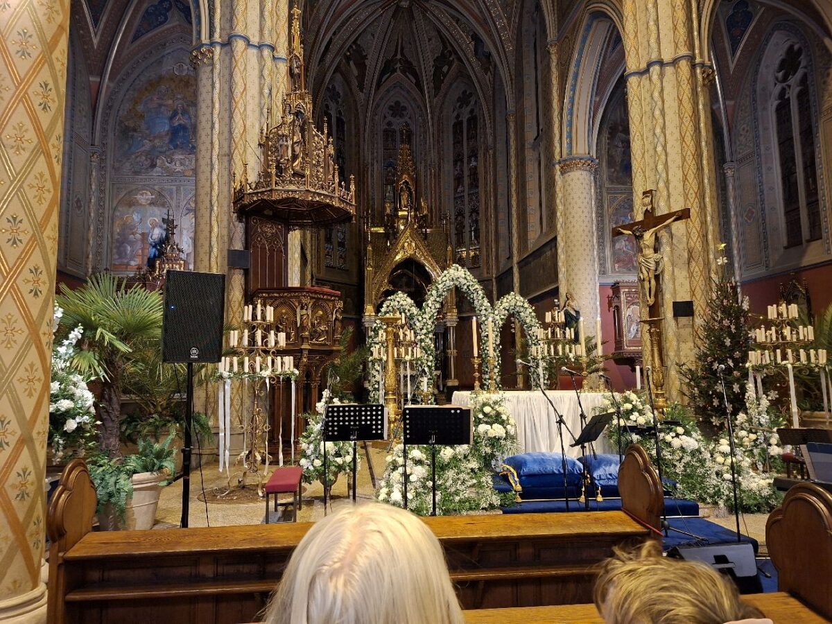 Věk nevinnosti u sv. Ludmily v Praze (natáčení)