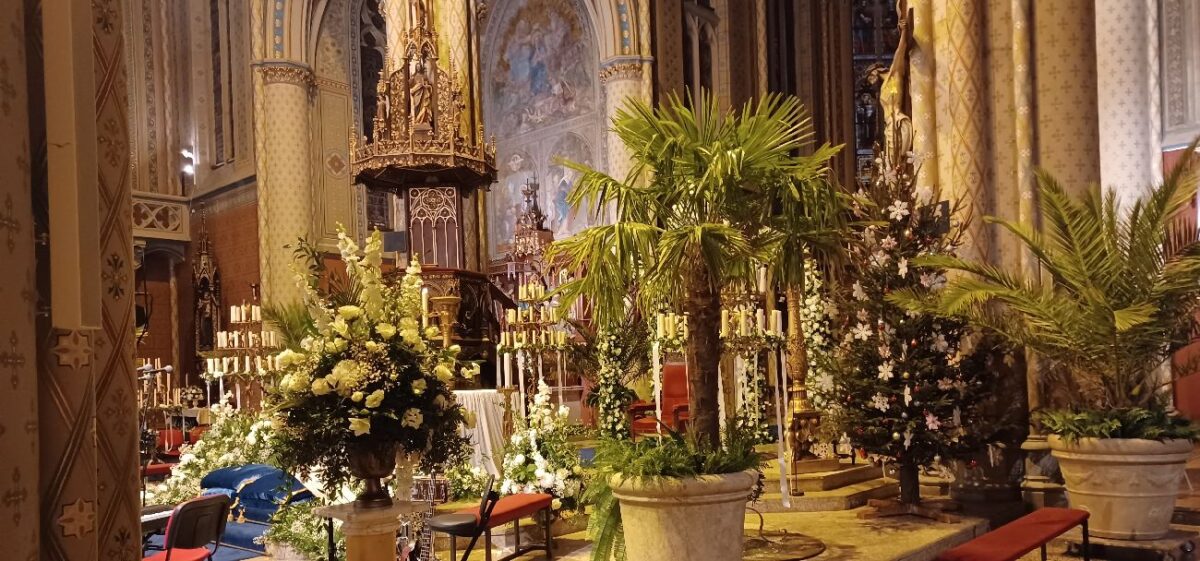 Věk nevinnosti u sv. Ludmily v Praze (natáčení)