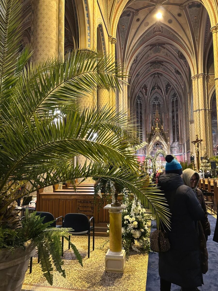 Věk nevinnosti u sv. Ludmily v Praze (natáčení)