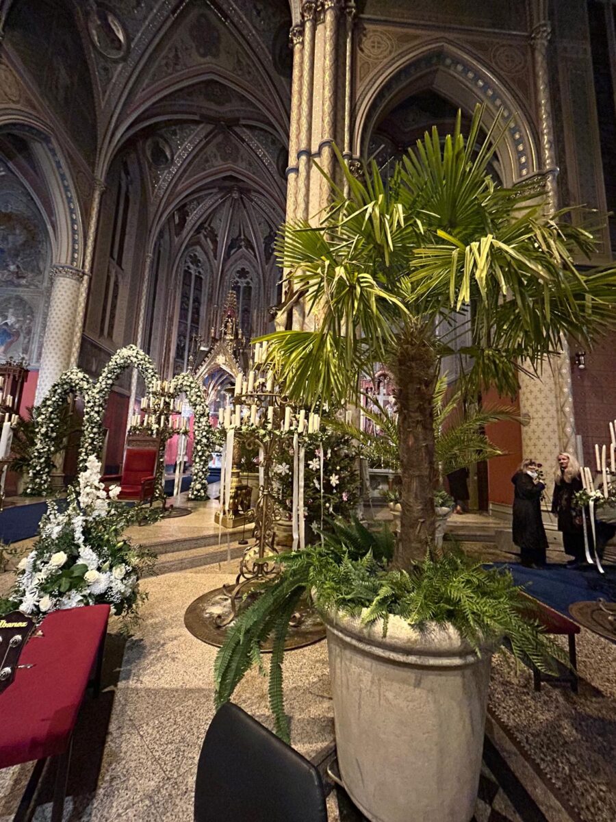 Věk nevinnosti u sv. Ludmily v Praze (natáčení)