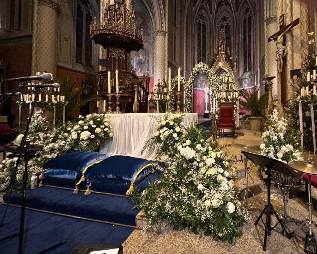 Věk nevinnosti u sv. Ludmily v Praze (natáčení)