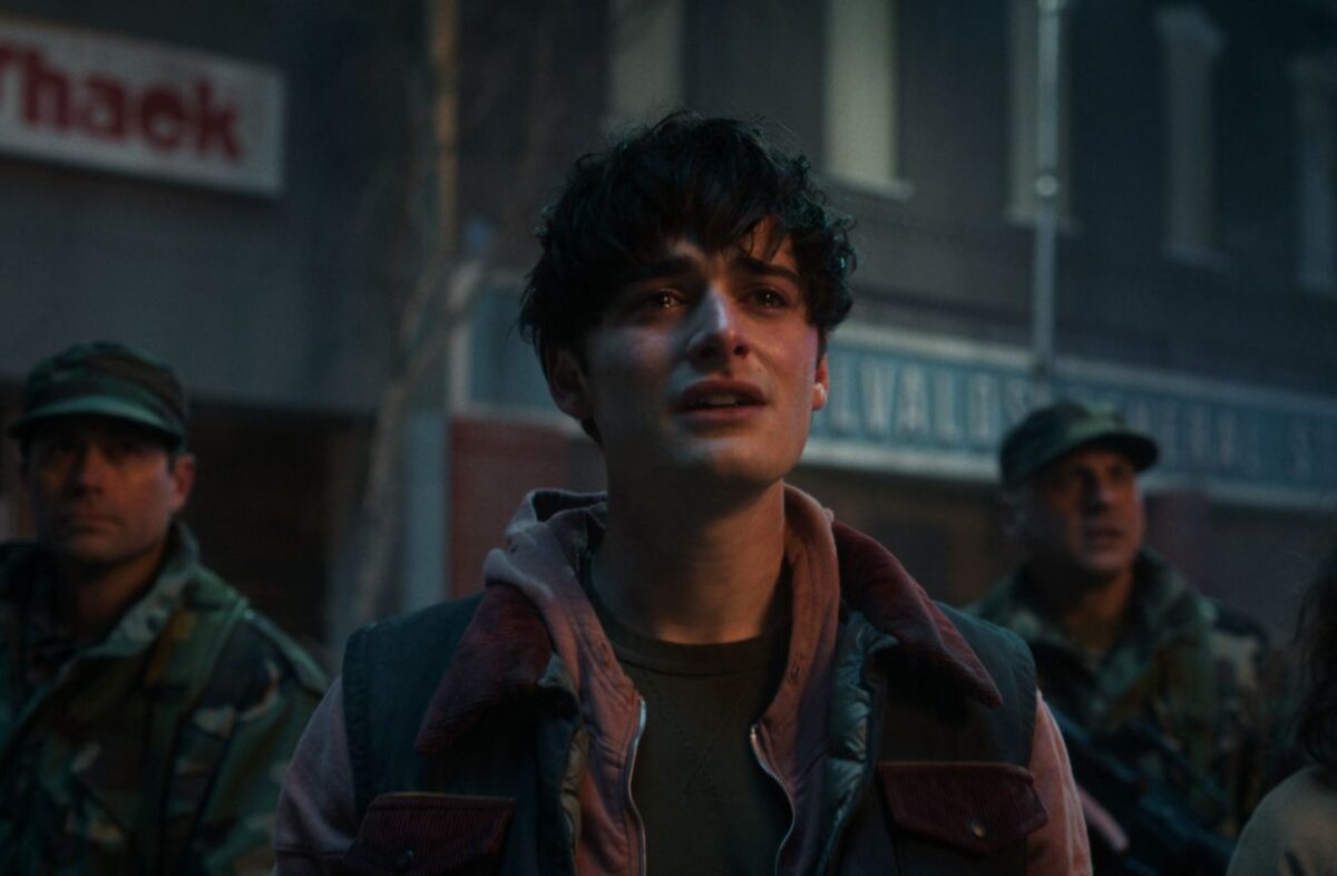 Noah Schnapp as Will Byers and Winona Ryder as Joyce Byers in Stranger Things: Season 5.