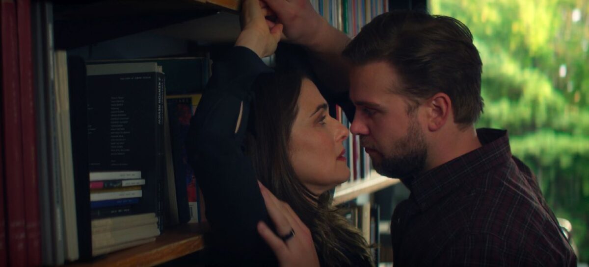 VLADIMIR. Rachel Weisz as The Protagonist and Leo Woodall as Vladimir