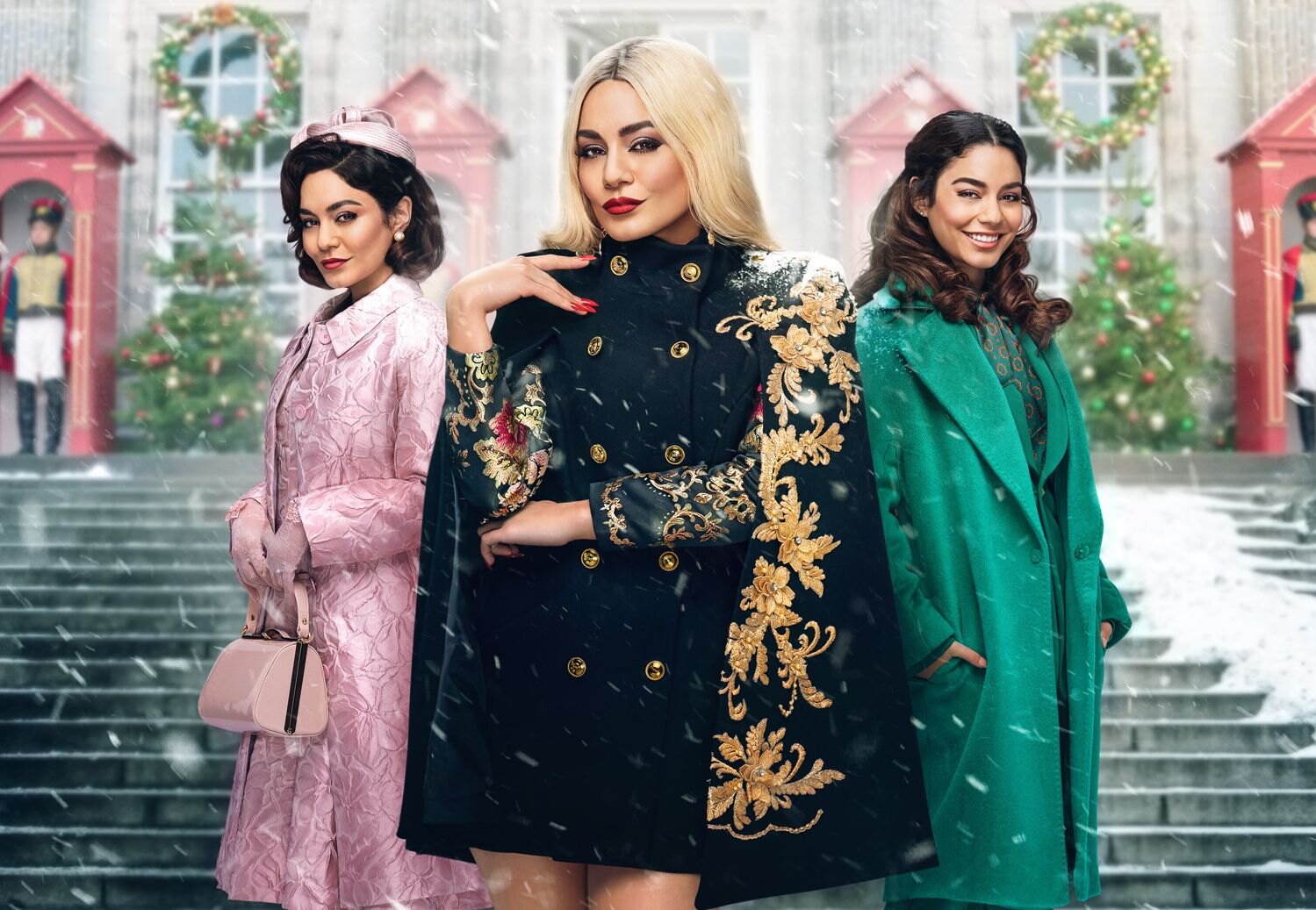 Vánoční romance Princezna z cukrárny se vrací. Vanessa Hudgens si opět střihne trojroli