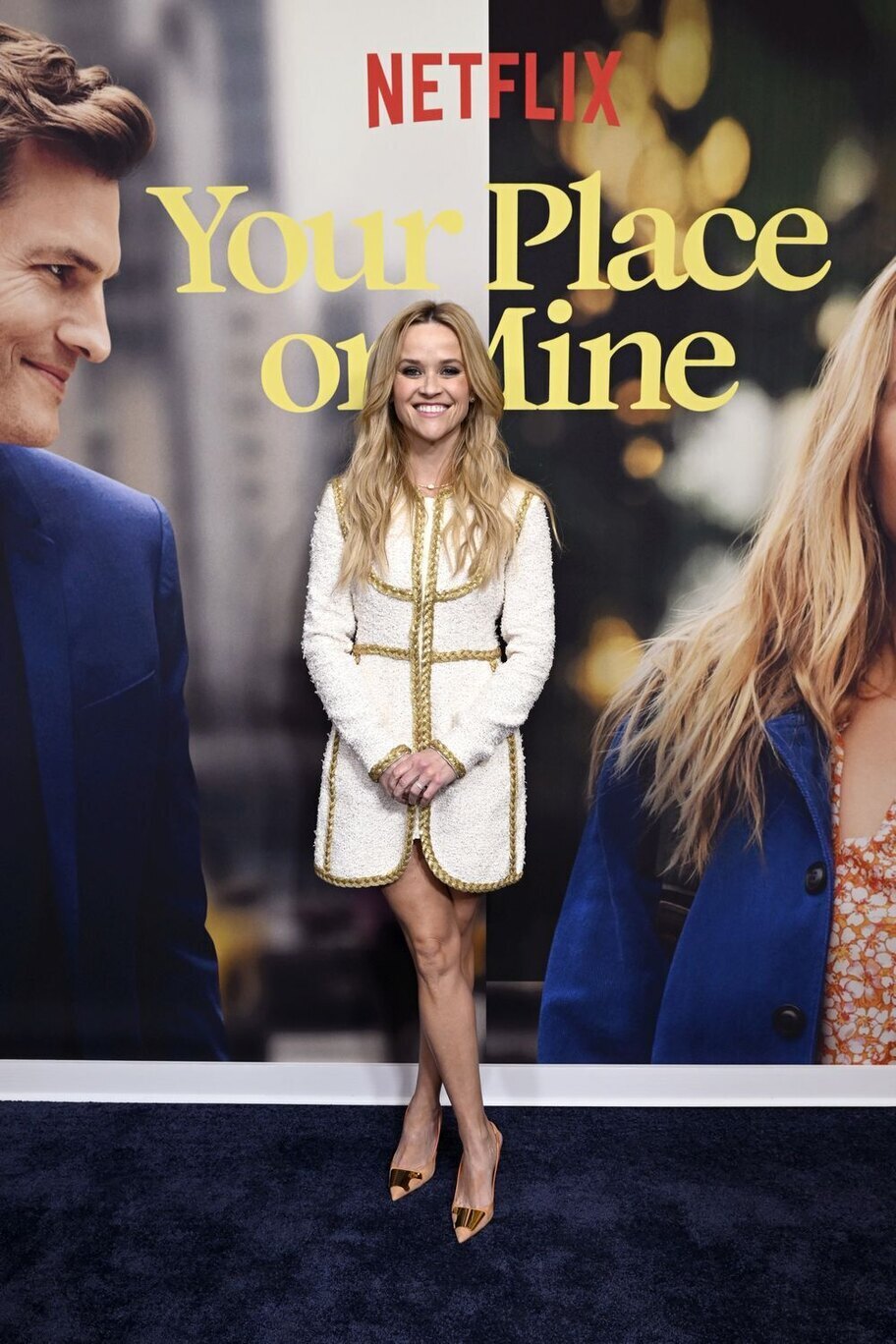 Reese Witherspoon na premiéře nové romantické komedie okouzlila v šatech připomínajících Pravou blondýnku