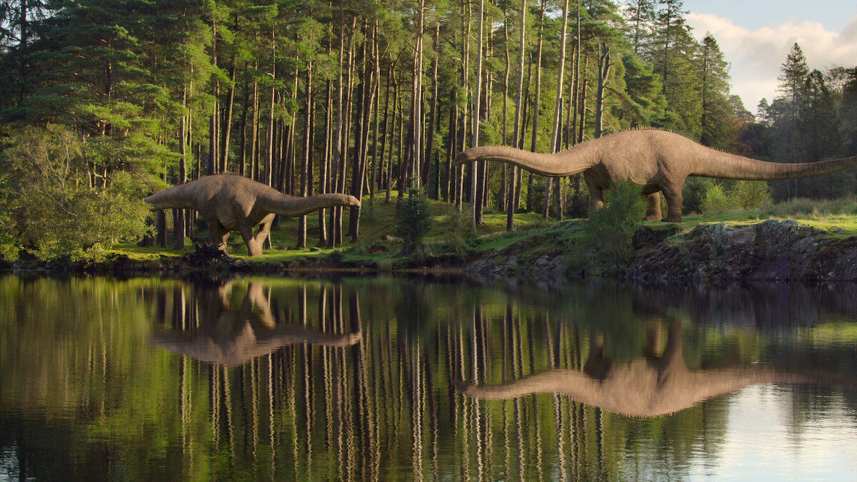 Dinosauři v dokumentu Život na naší planetě