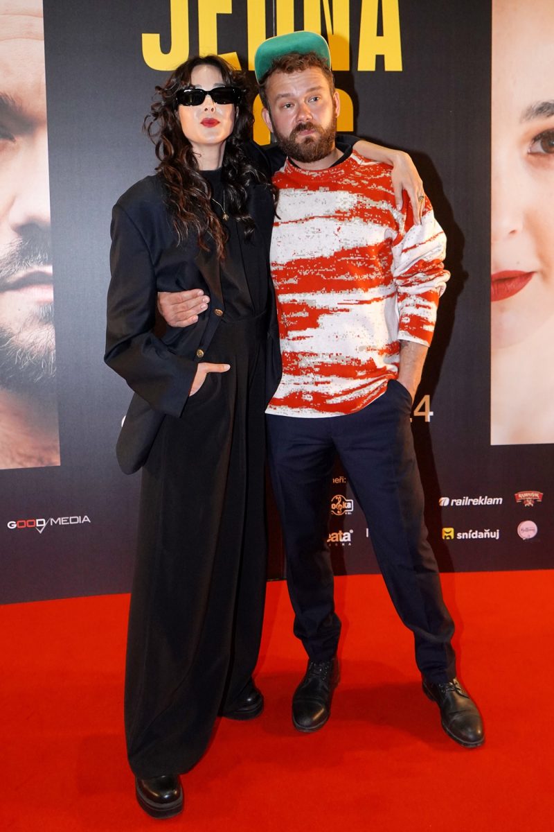 Premiéra filmu Jedna noc - Vanda Chaloupková a Adam Ernest