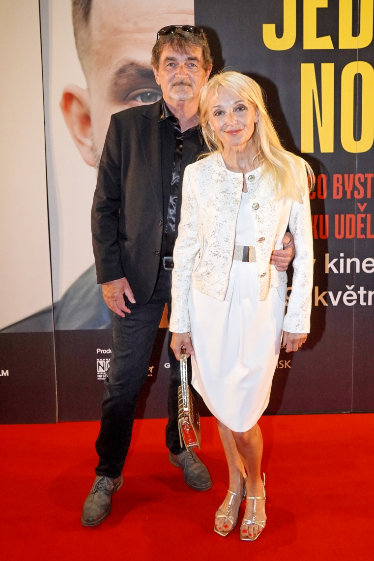Premiéra filmu Jedna noc - Veronika Žilková a Josef Holomáč