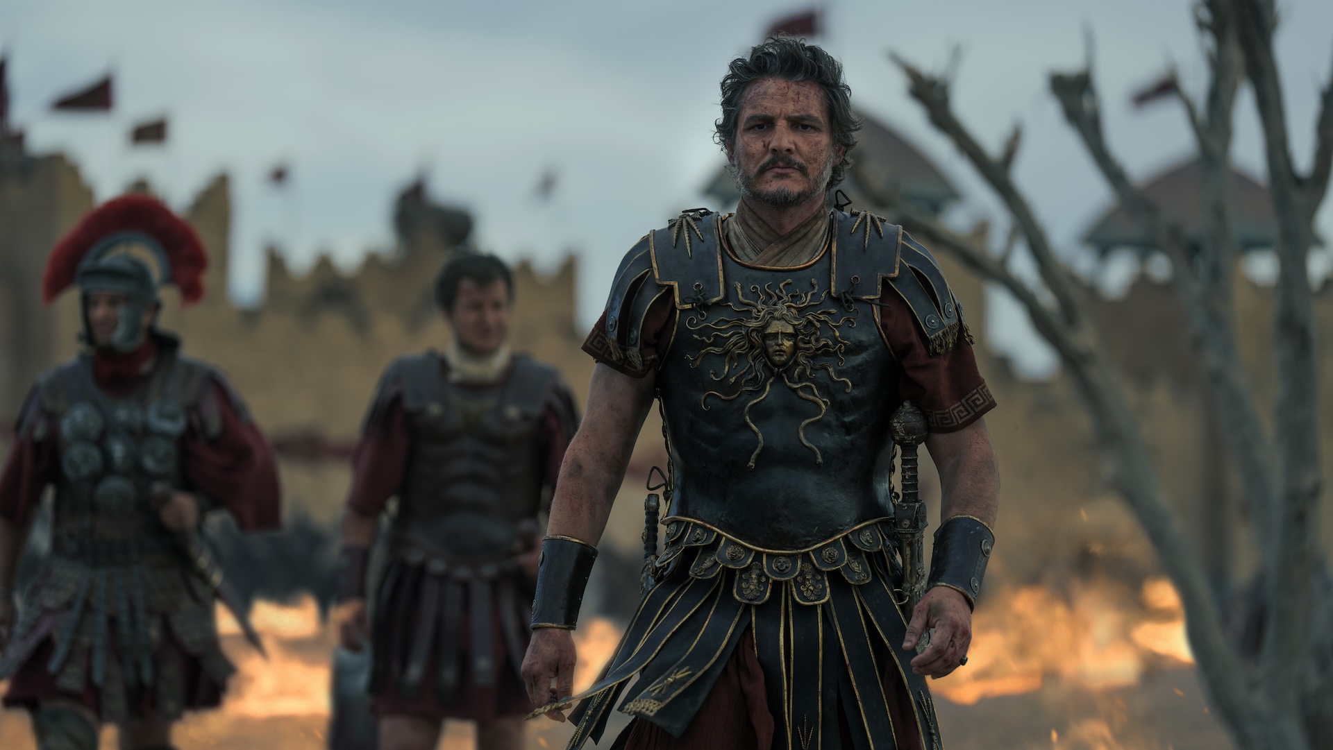 Pedro Pascal jako Marcus Acacius ve filmu Gladiátor 2
