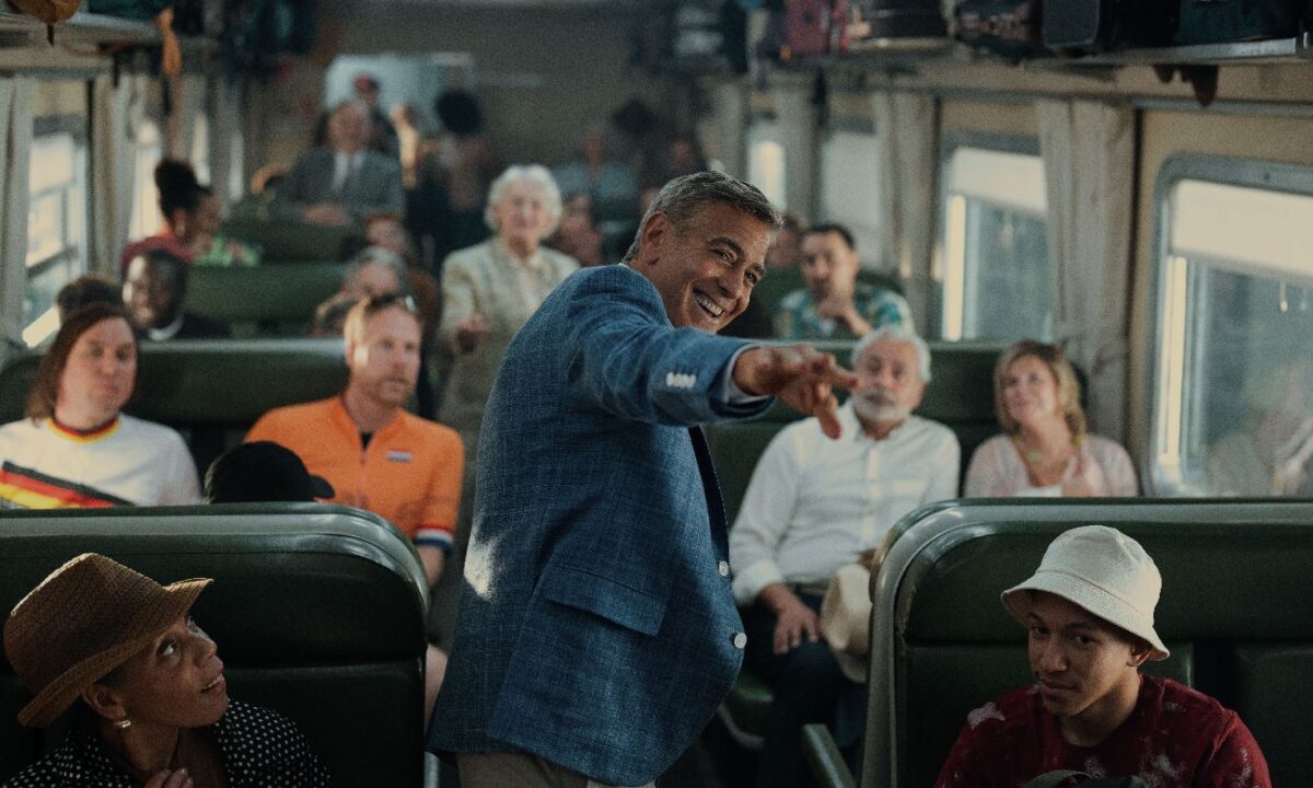 George Clooney as Jay Kelly in Jay Kelly.