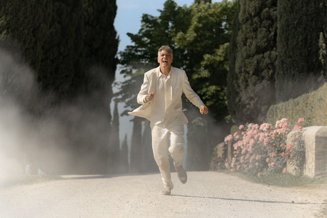 George Clooney as Jay Kelly in Jay Kelly.
