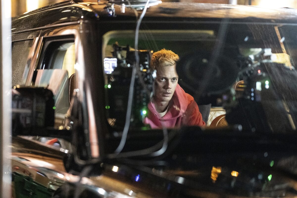 V pasti - z natáčení