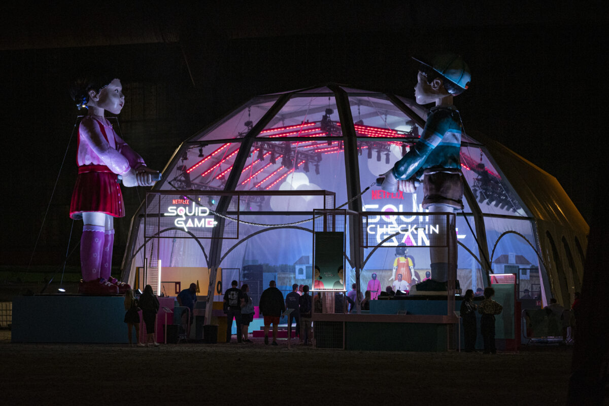 Squid Game Aréna Colours of Ostrava.