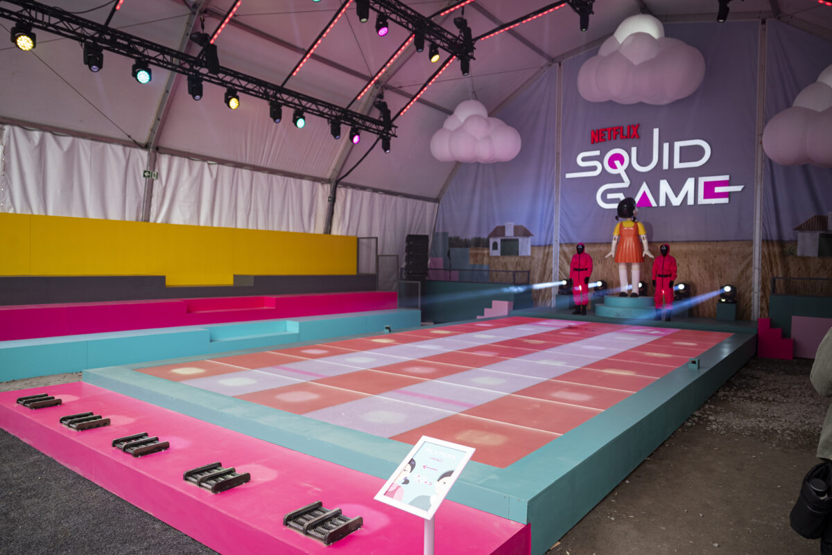 Squid Game Aréna Colours of Ostrava.