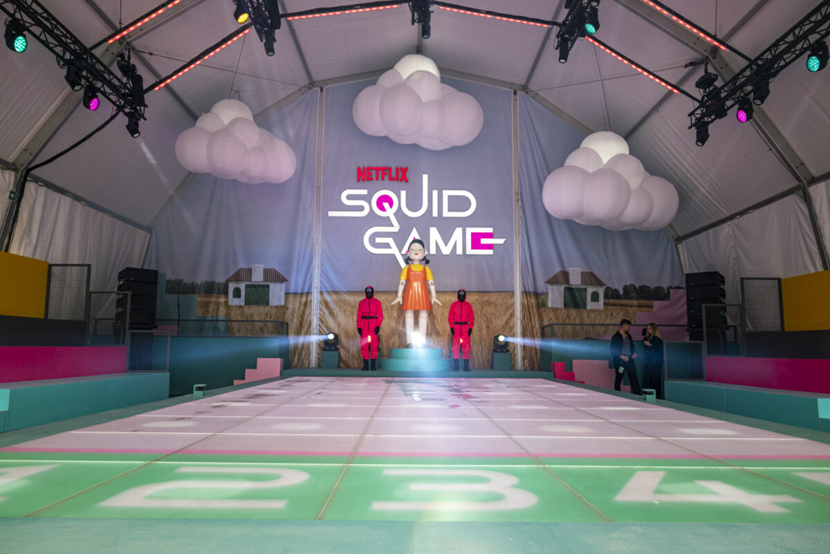 Squid Game Aréna Colours of Ostrava.