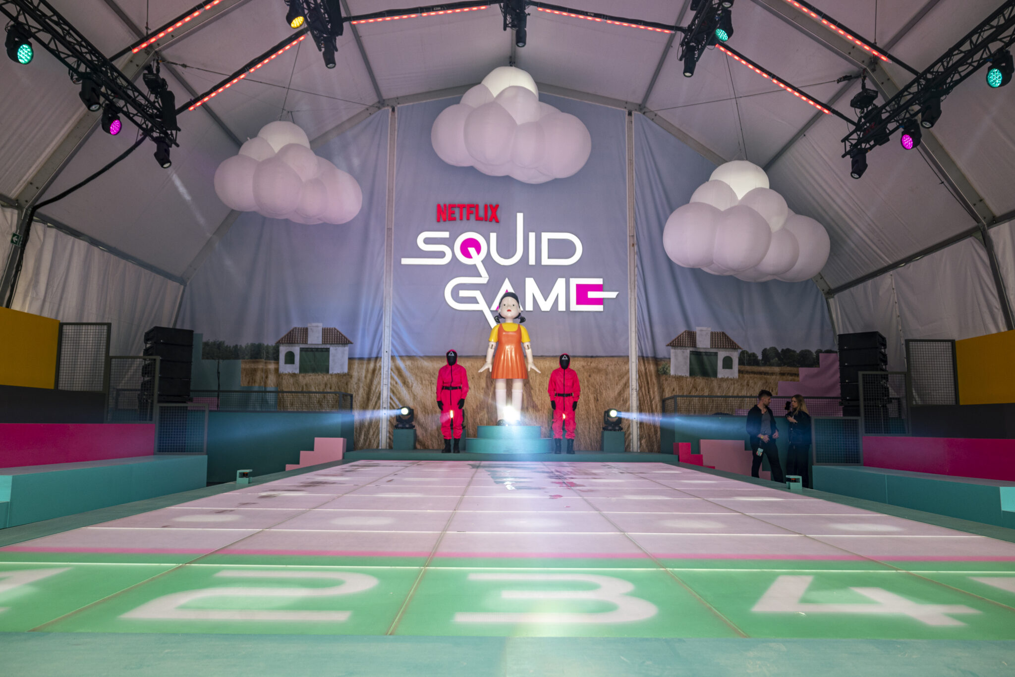 Squid Game Aréna Colours of Ostrava.