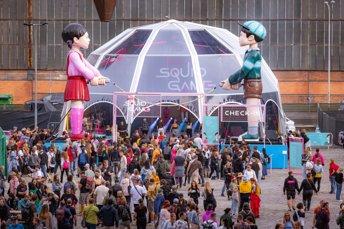 Squid Game Aréna Colours of Ostrava.