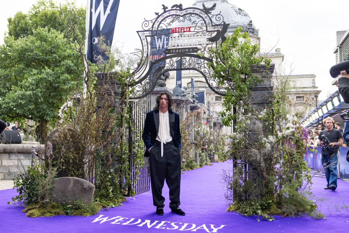 Noah Taylor attends the Global Premiere of Netflix's 'Wednesday' Season 2