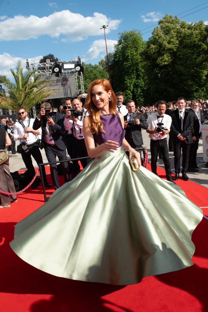 Herečka Hana Vagnerová v Karlových Varech