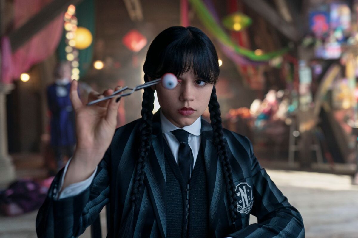 Jenna Ortega as Wednesday Addams