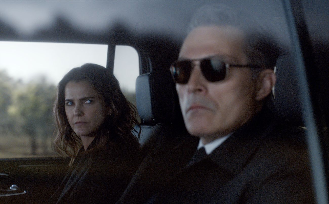 The Diplomat. (L to R) Keri Russell as Kate Wyler, Rufus Sewell as Hal Wyler