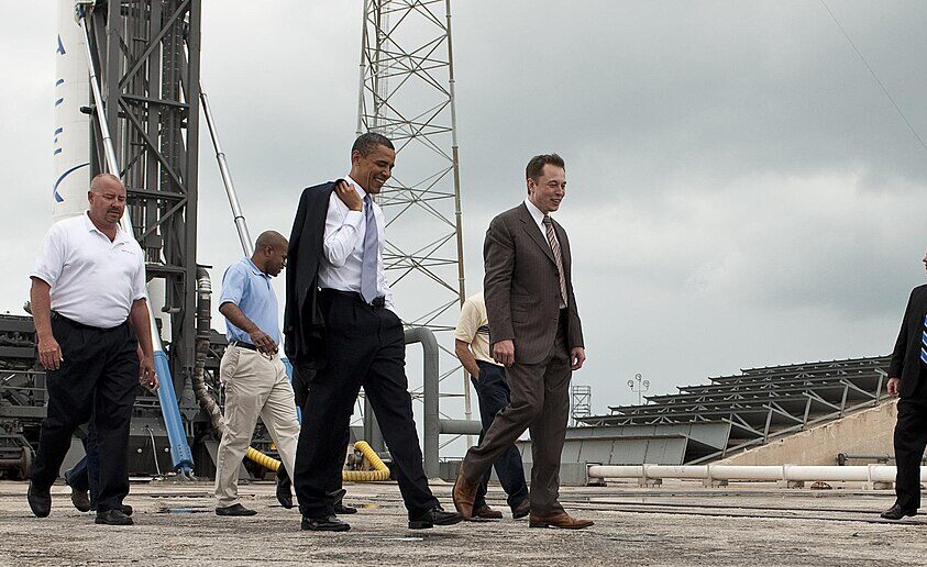 Elon Musk, Barack Obama