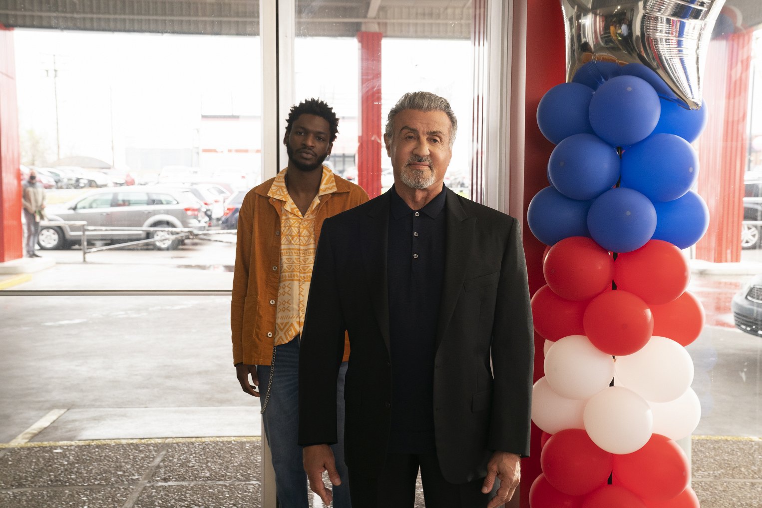 Jay Will a Sylvester Stallone v seriálu Král Tulsy